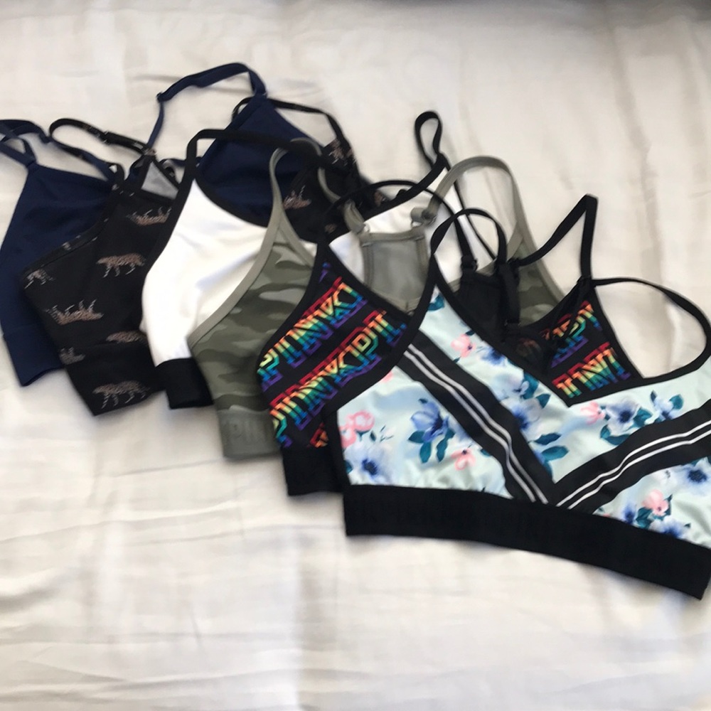 Victoria sport pink ultimate bras lot of 6!